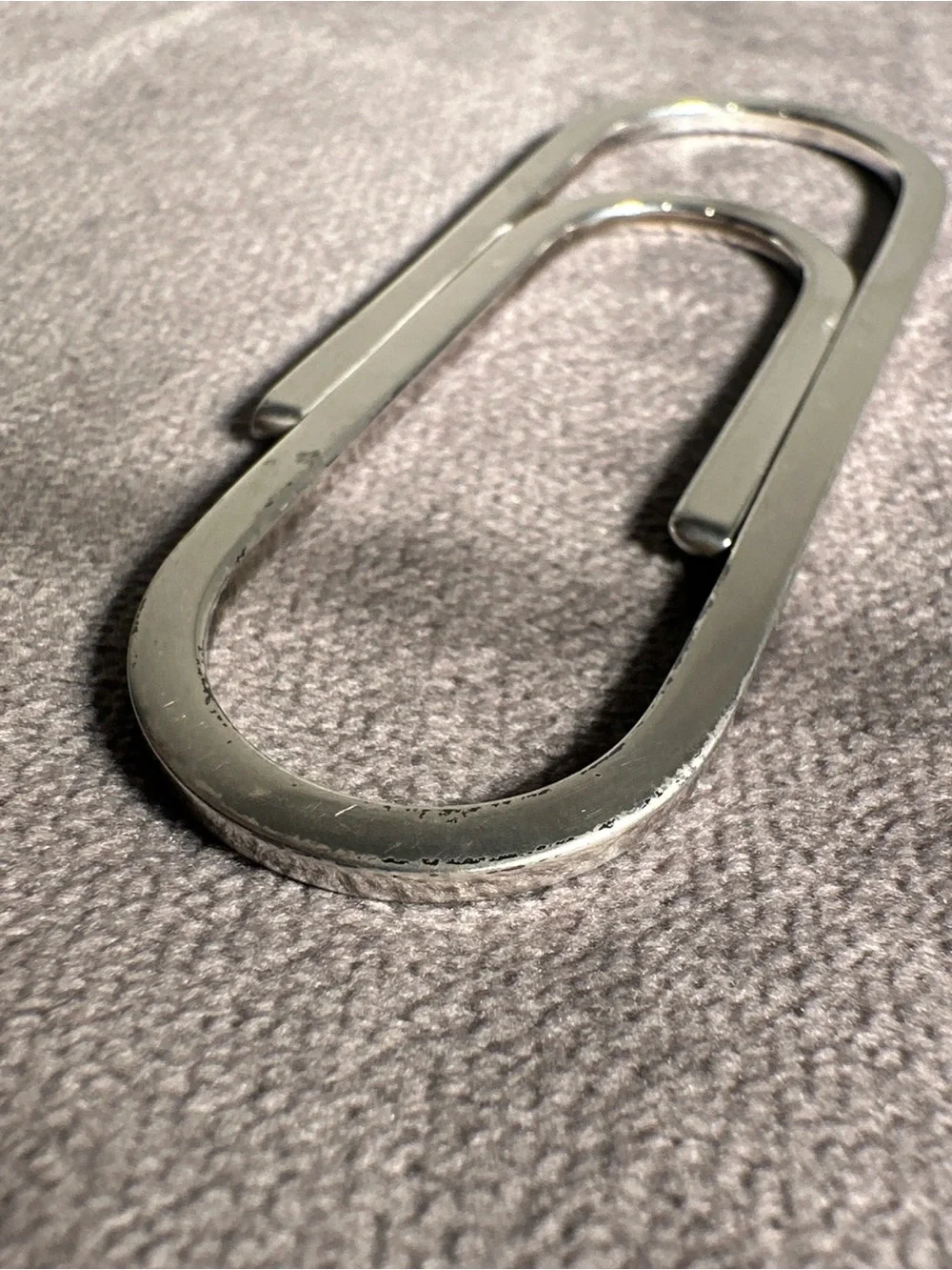 Authentic Tiffany & Co Larger Size Sterling Silver 3.25” Paper Clip Money Clip
